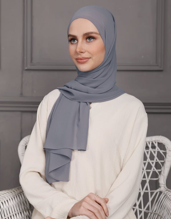 DAINE SHAWL (DENIM BLUE)